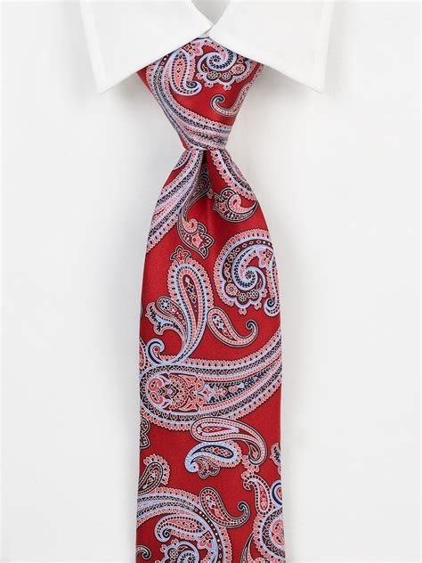 mens versace red tie saksofffith|Men's Designer Scarves & Ties .